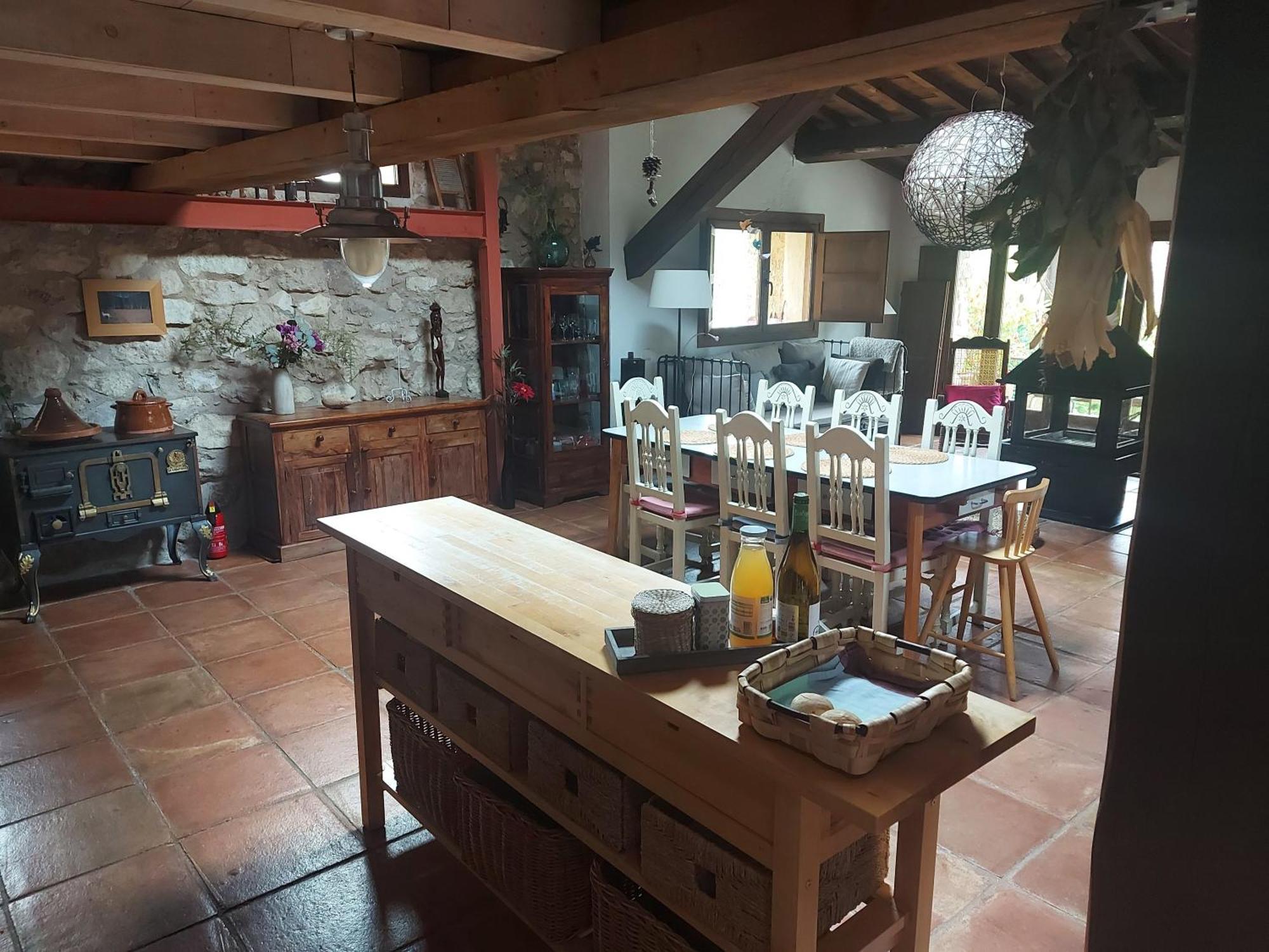 Pensjonat Casa Corazon De Piedra En El Rio Dulce Aragosa Zewnętrze zdjęcie